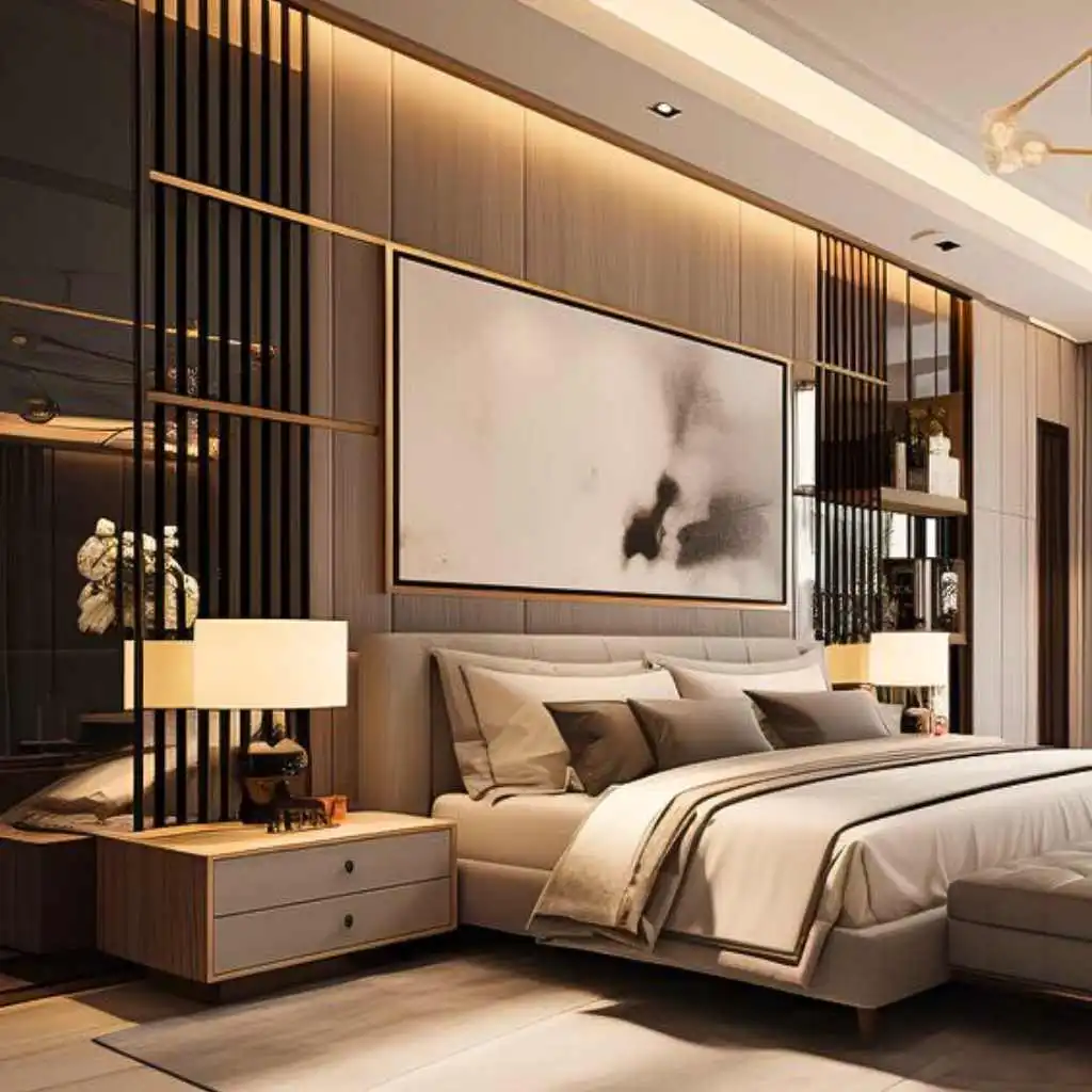 luxury bedroom design Dubai