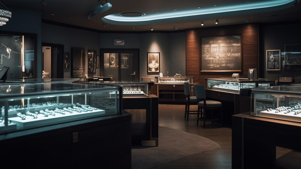 Jewellery Showroom Interior designs in Dubai