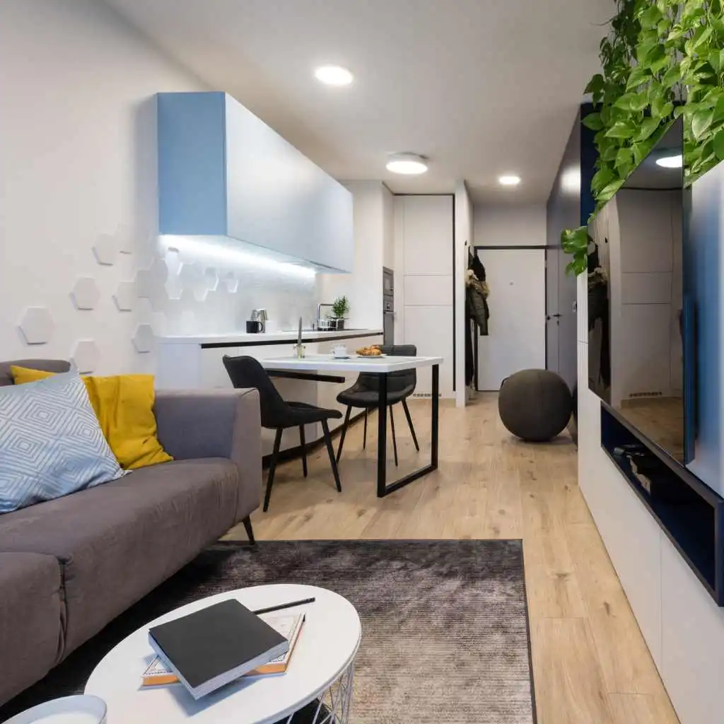 small apartment interior Dubai