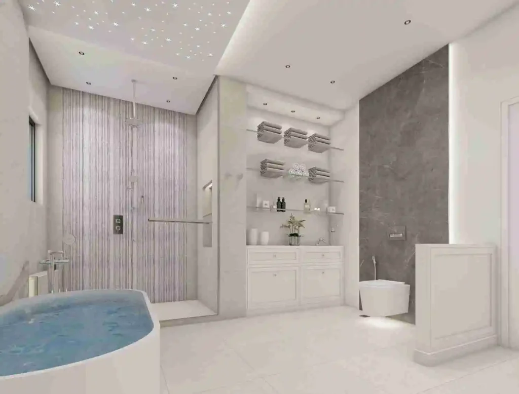 villa bathroom design dubai