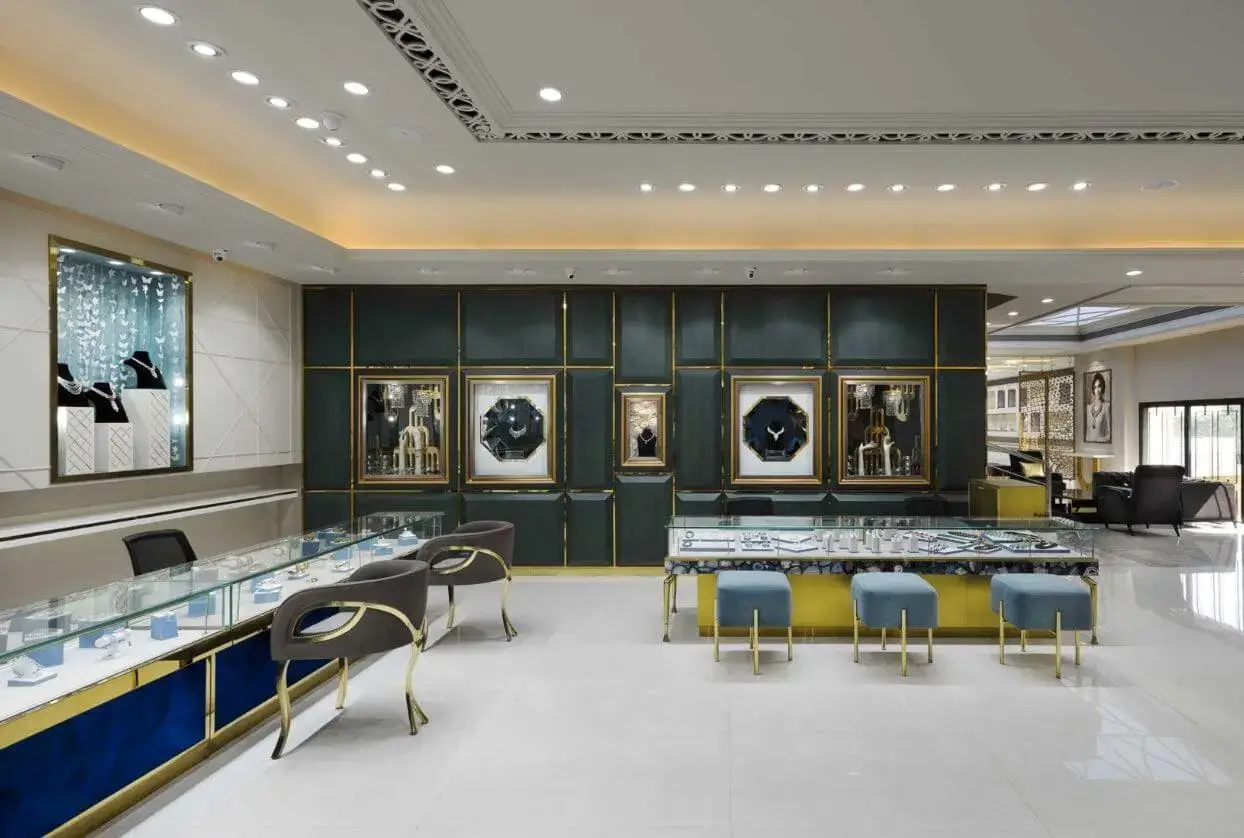 Jewelry showroom interior designers in Dubai