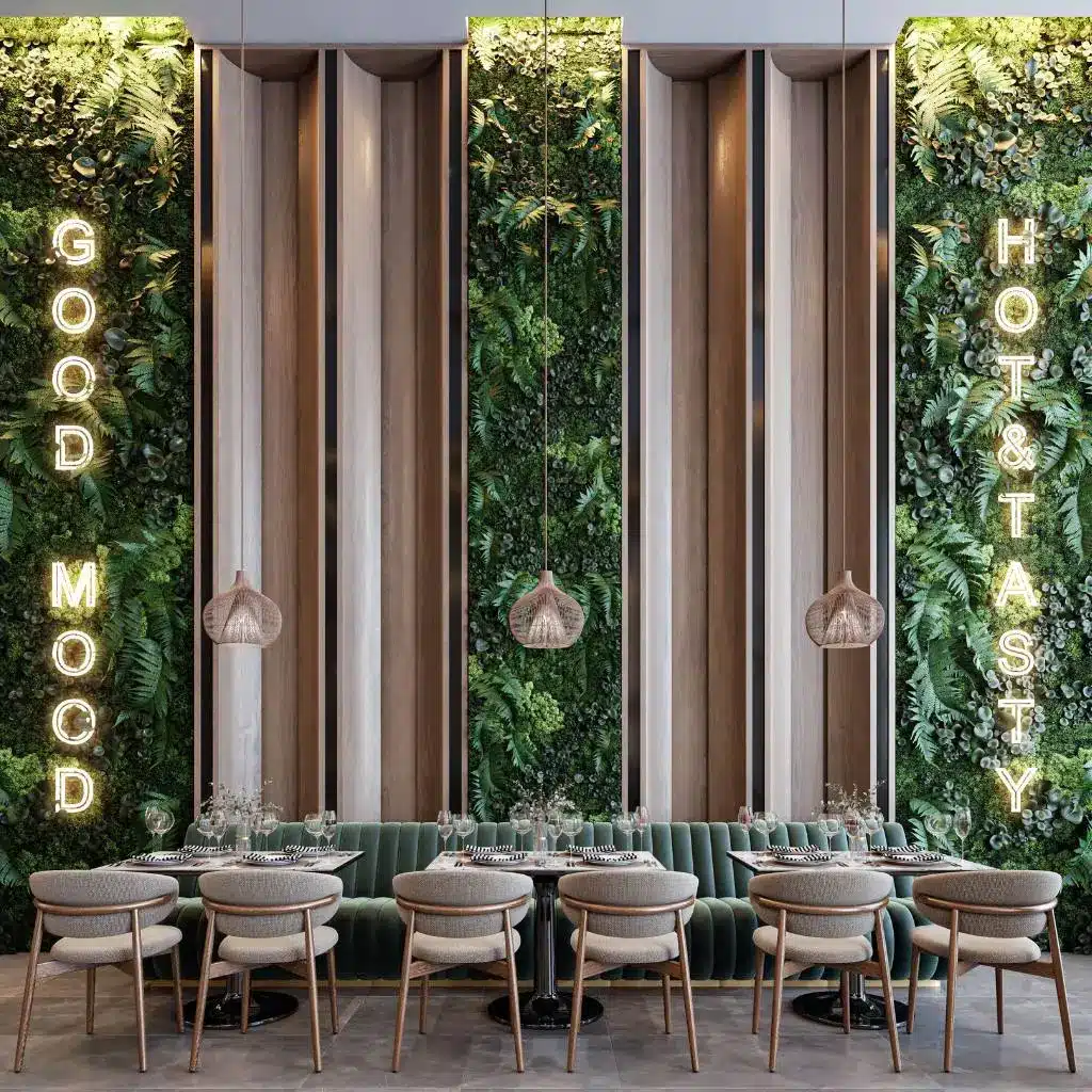 luxurant interior design for restaurants dubai 1