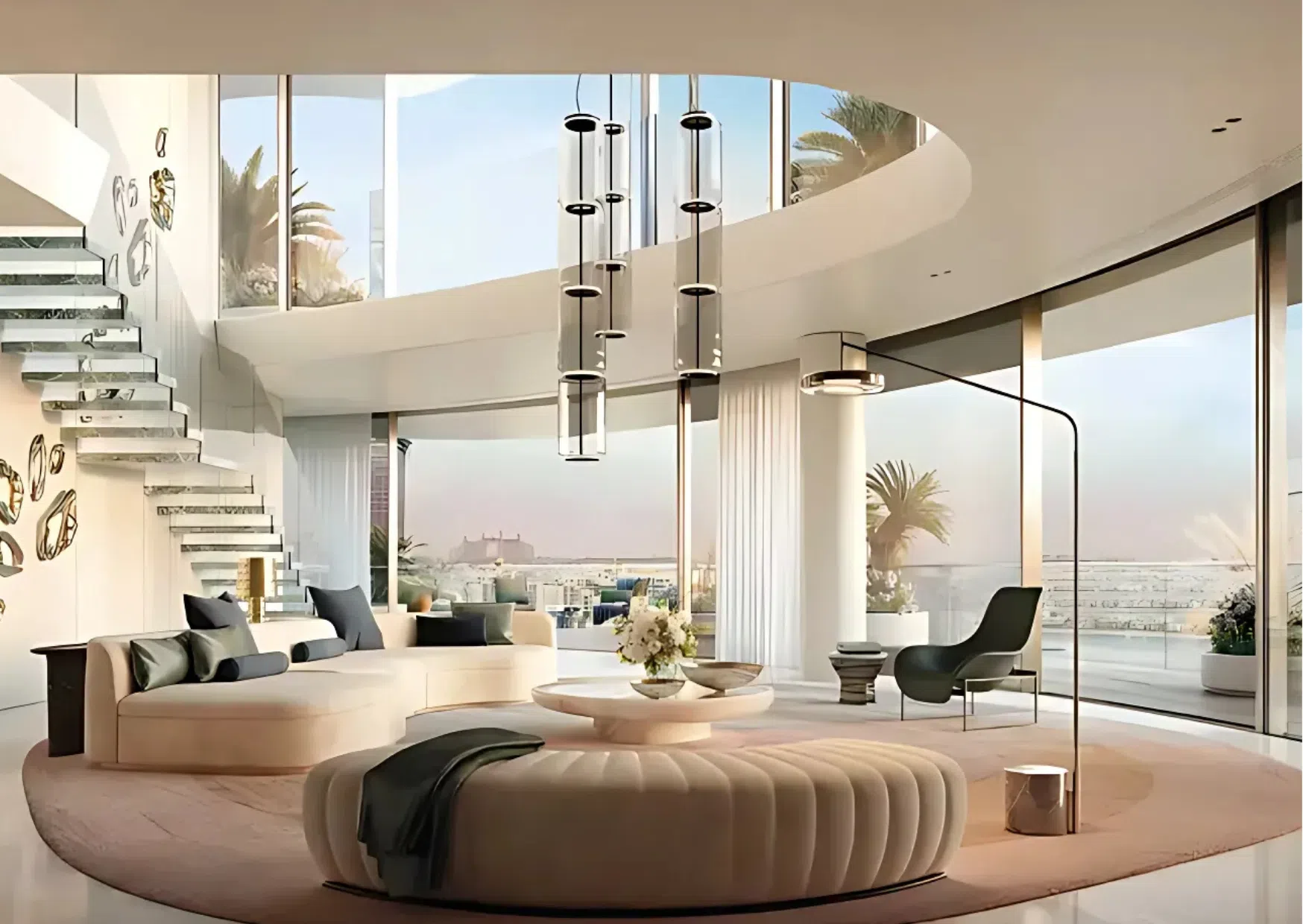 architectural design dubai - river island interior