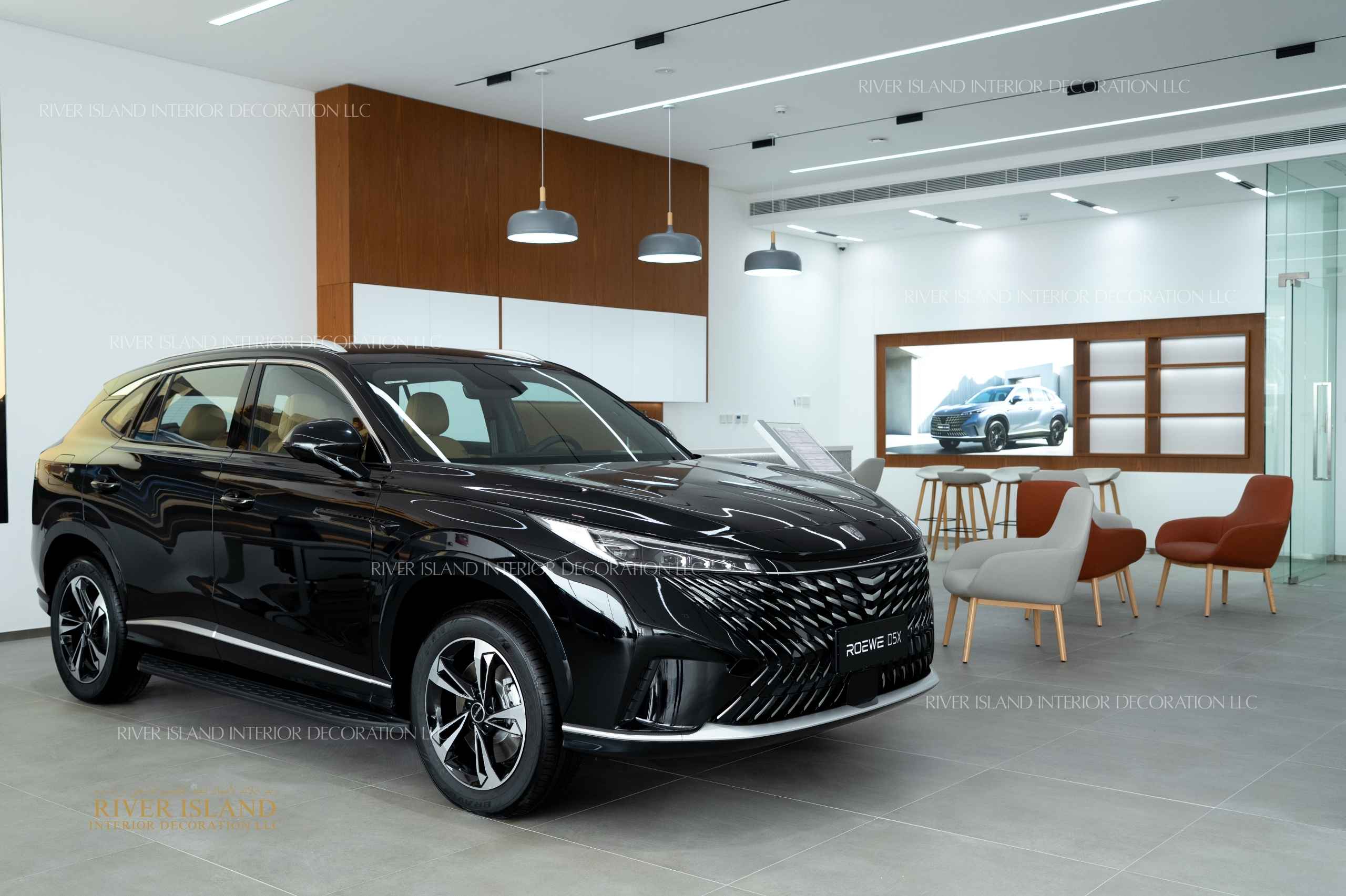 premium car showroom interior design