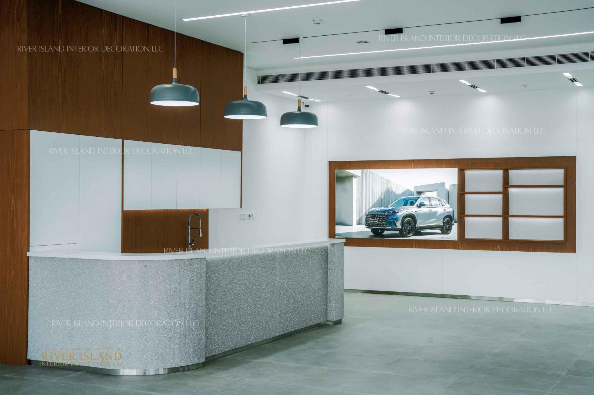Car Showroom Interior Design Dubai | Roewe Showroom Fit-Out